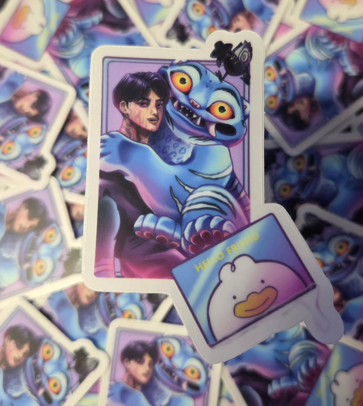 Hello Friend Sticker
