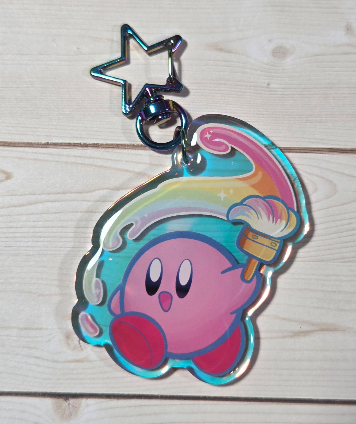 Pink Ball Keychain