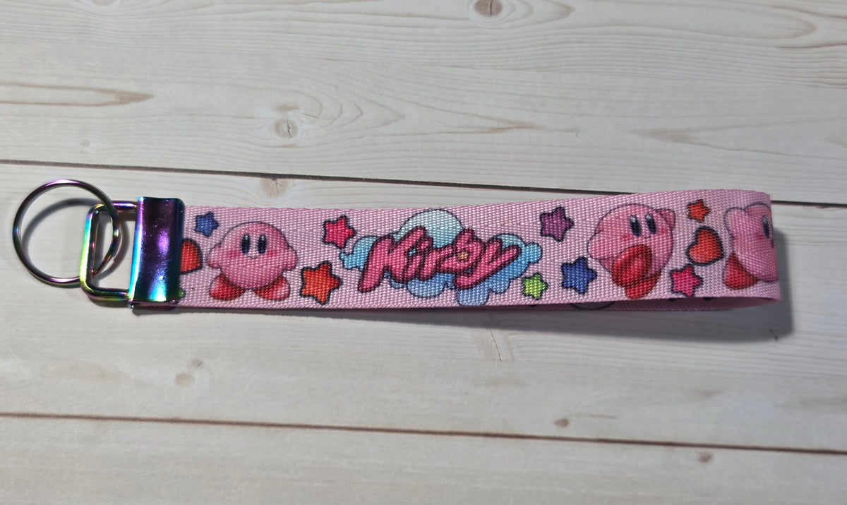 Pink Ball Wrist Strap