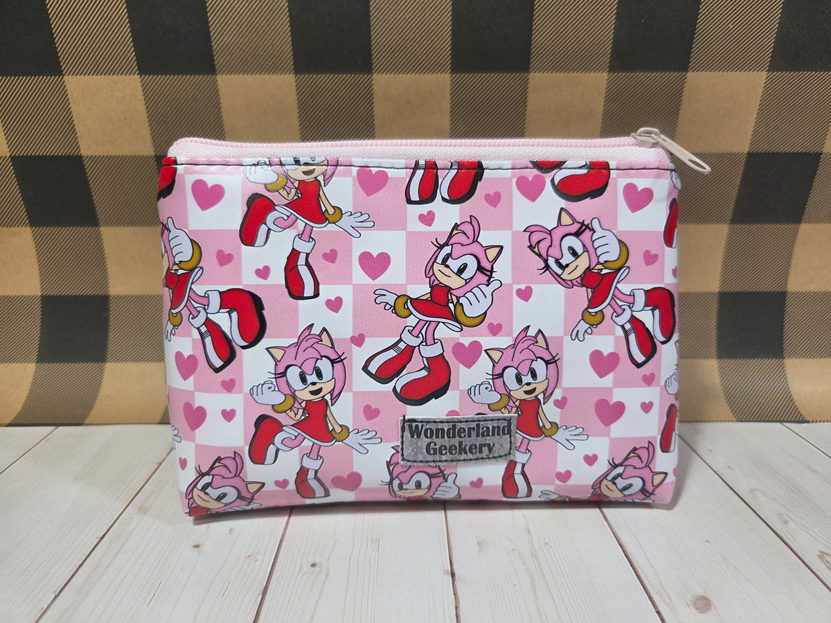 Fan Girl Hedgehog Mini Pouch
