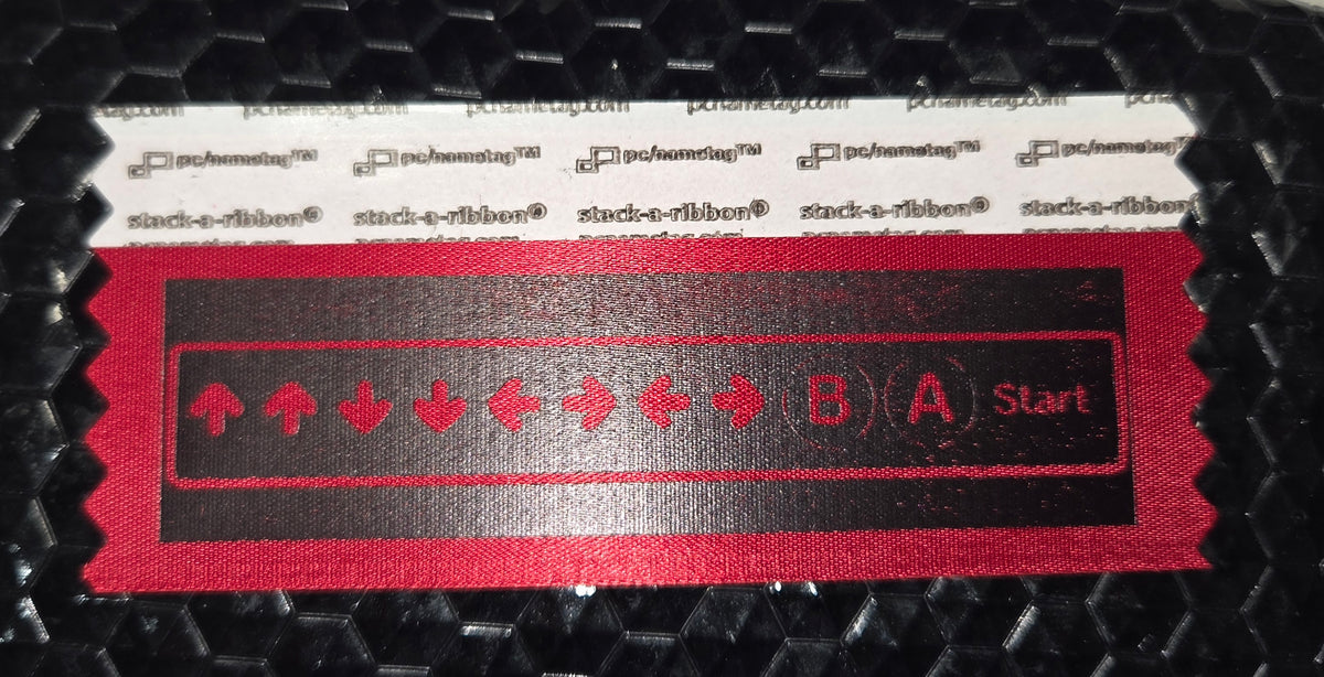 Konami Code Badge Ribbon
