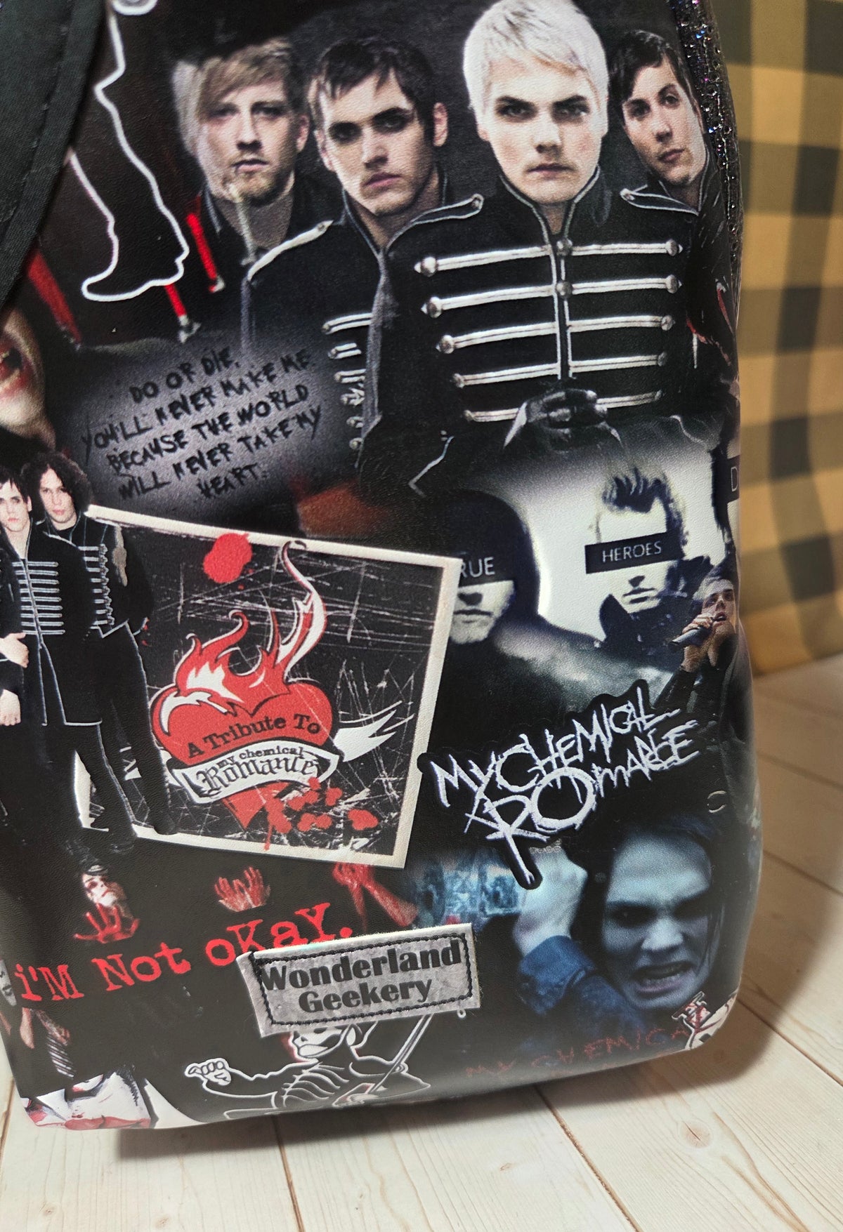 Black Parade Quilted Sling Bag