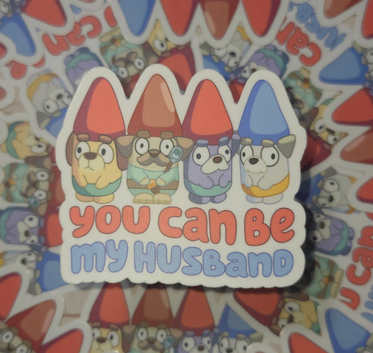Gnome Husband Sticker