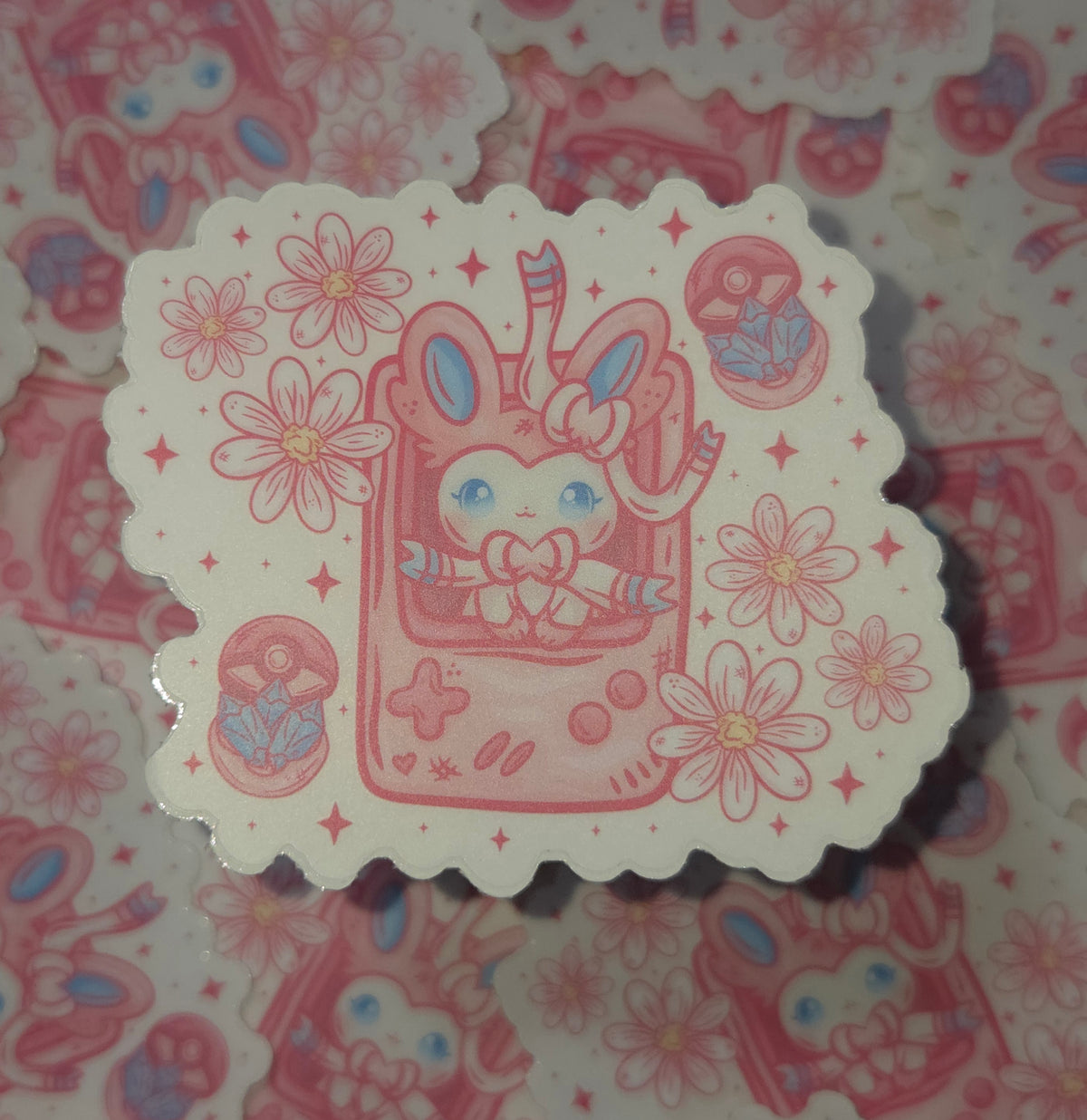 Handheld Cutie Sticker