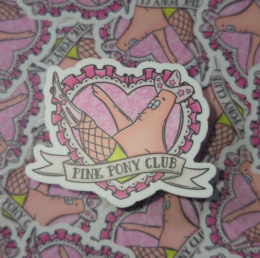 Pink Pony Sticker