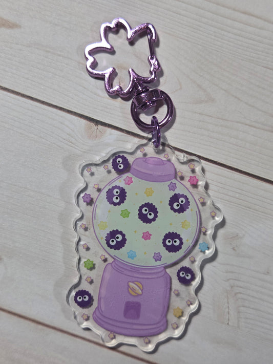 Dust Ball Gumball Keychain