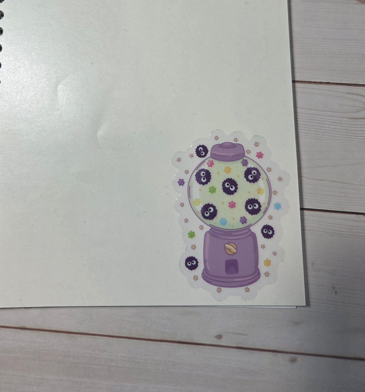 Dust Ball Reusable Sticker Book