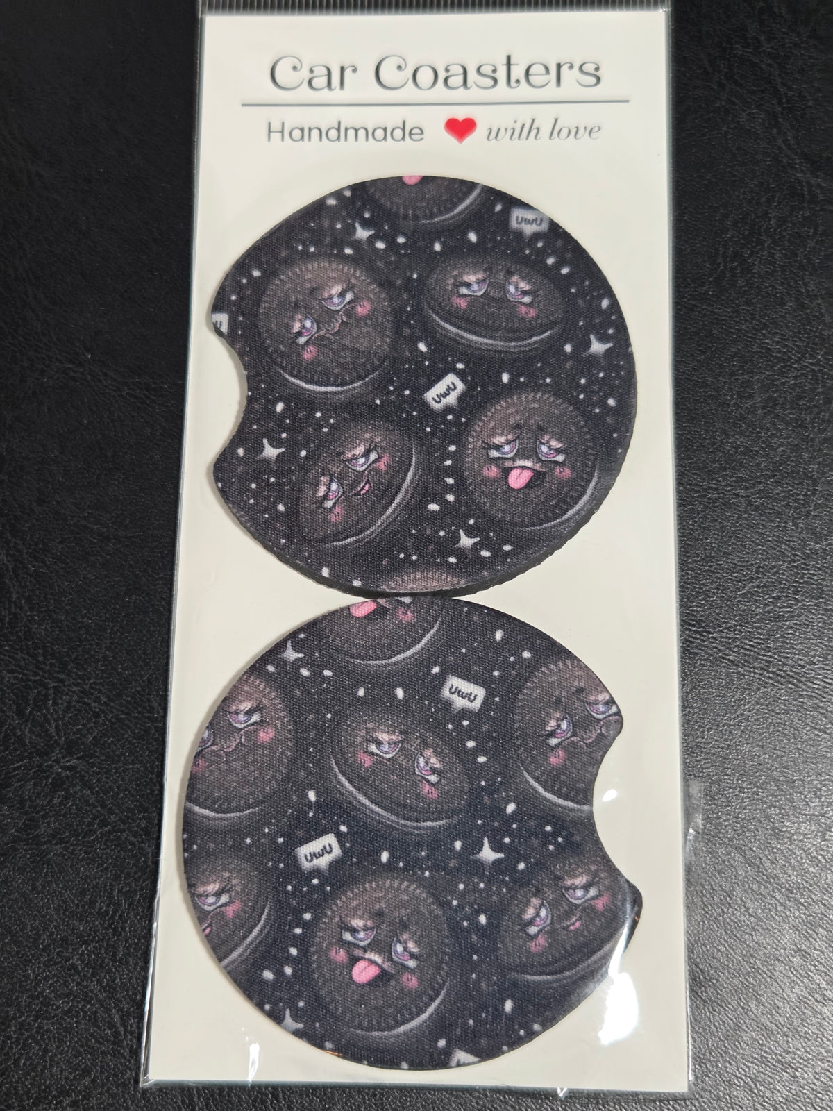 UwU Oreo Car Coaster