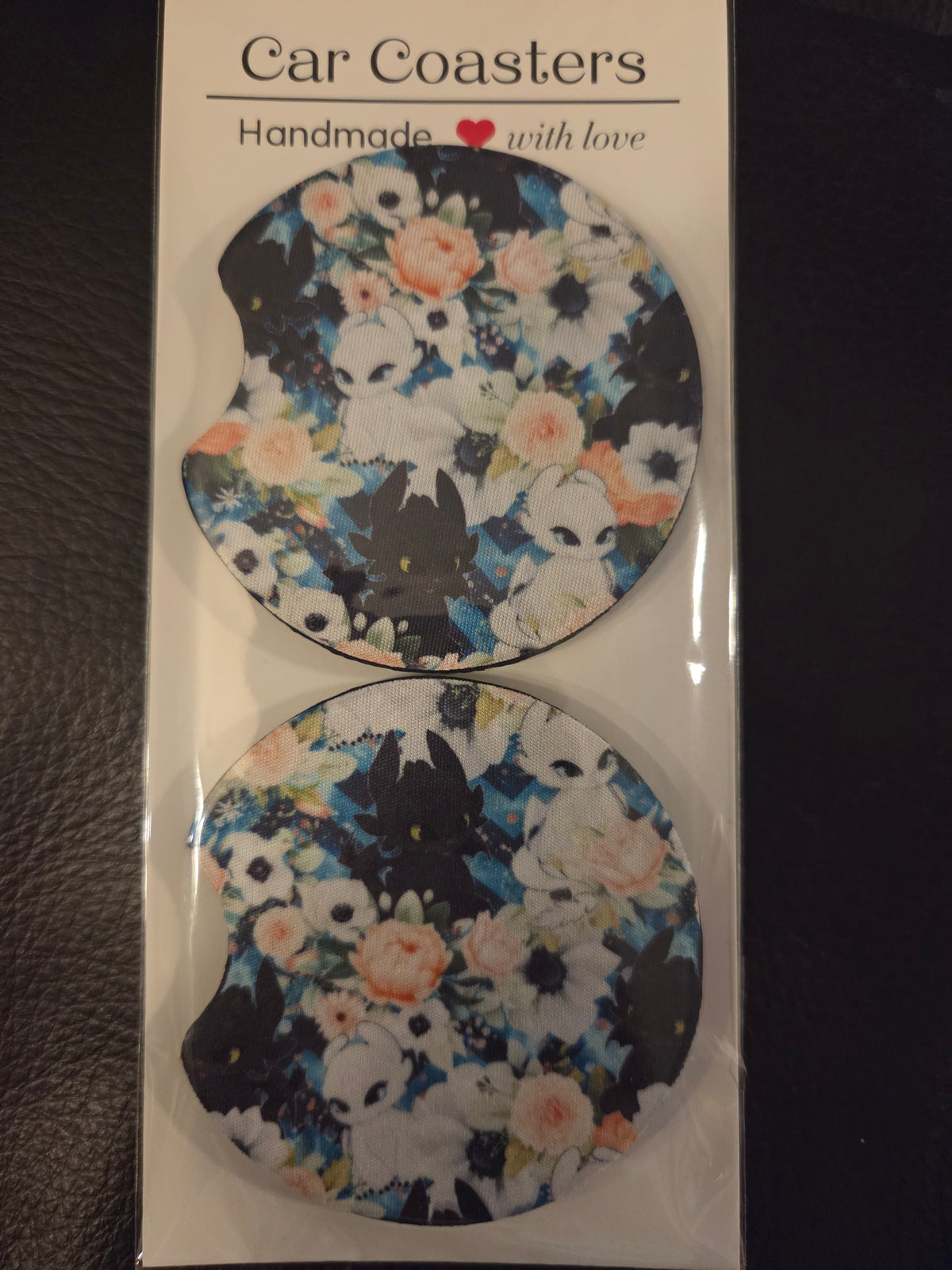 Tooth Dragon Car Coaster