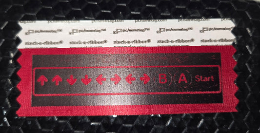 Konami Code Badge Ribbon
