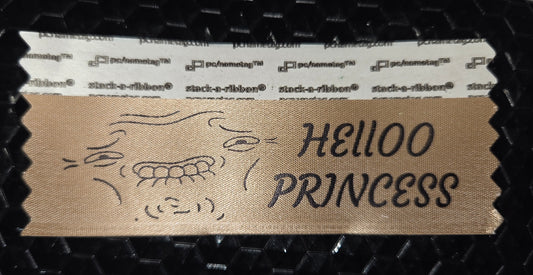 Hello Princess Badge Ribbon
