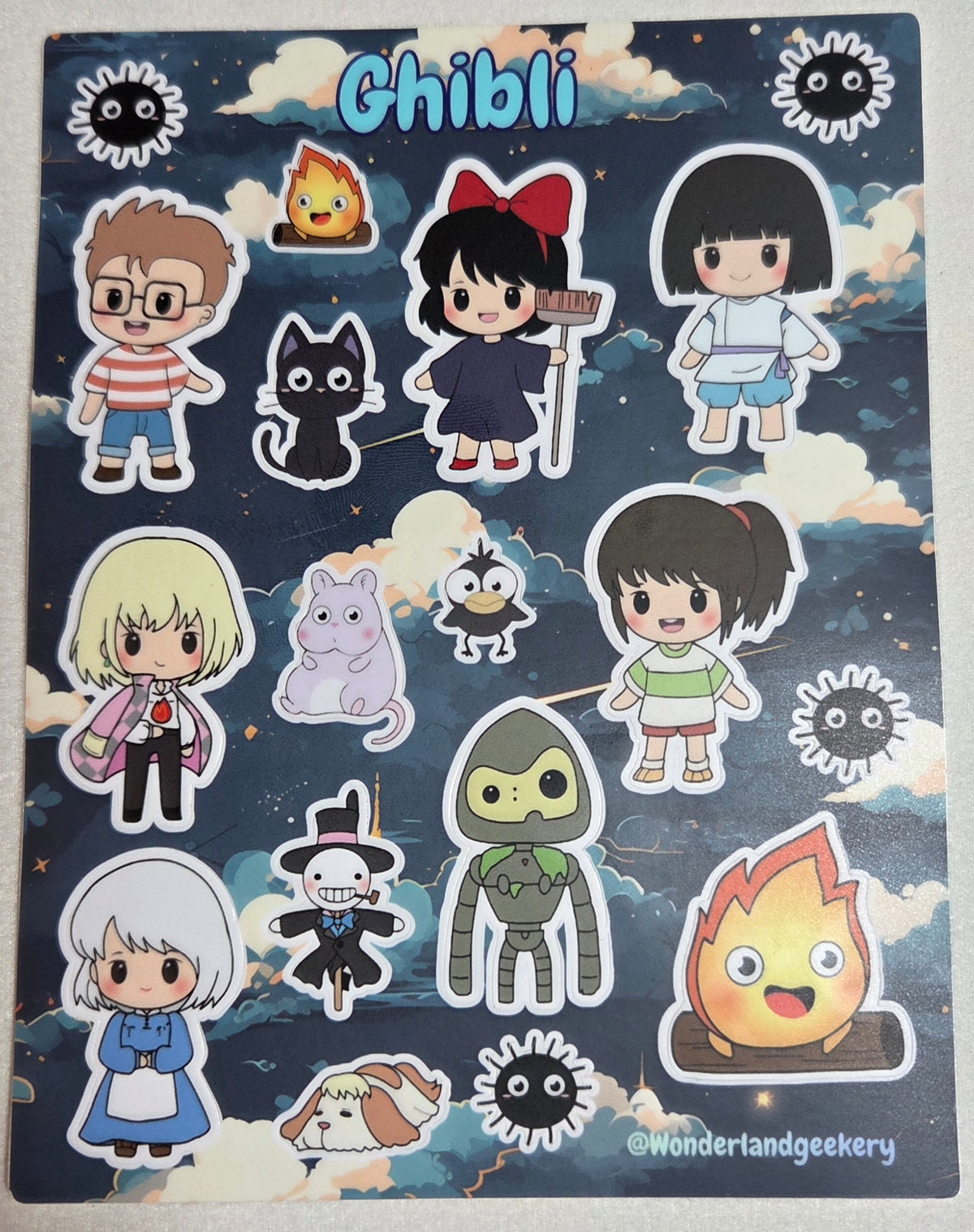 Ghibli Sticker Sheet