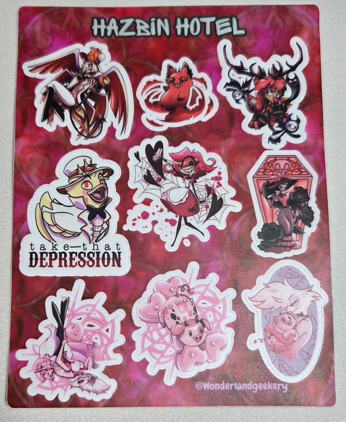 Hazbin Sticker Sheet