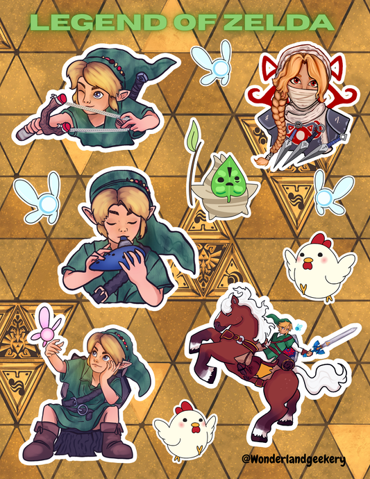 LOZ Sticker Sheet